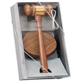 Gavel on a Plaque